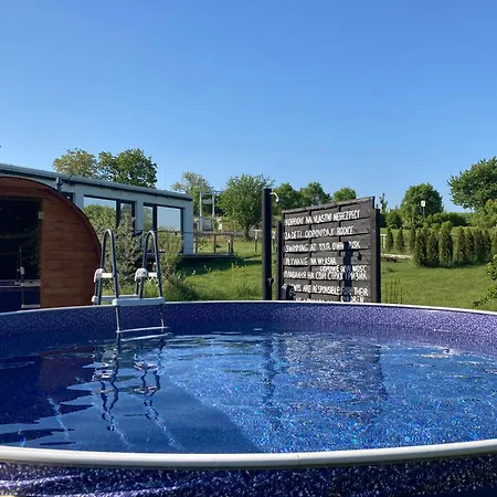 Ranch 66 - Moderni Tiny House Black Swallow Ve Stylu Route 66 Se Saunou A Bazenem *