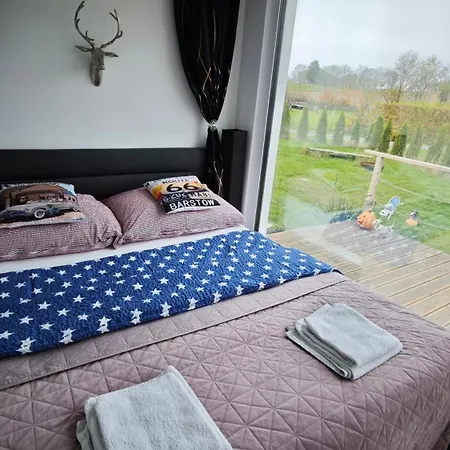 Ranch 66 - Wellness Tiny House Black Swallow Ve Stylu Route 66 Se Saunou, Koupacim Sudem A Bazenem *