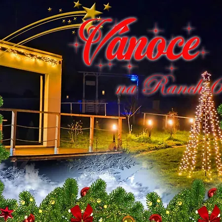 Ranch 66 - Wellness Tiny House Black Swallow Ve Stylu Route 66 Se Saunou, Koupacim Sudem A Bazenem Tršice