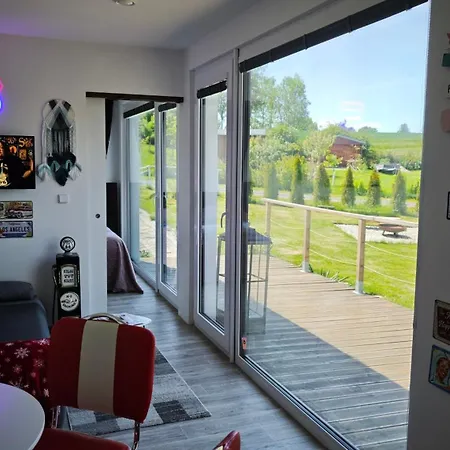Ranch 66 - Wellness Tiny House Black Swallow Ve Stylu Route 66 Se Saunou, Koupacim Sudem A Bazenem